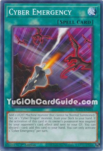 Yu-Gi-Oh Card: Cyber Emergency