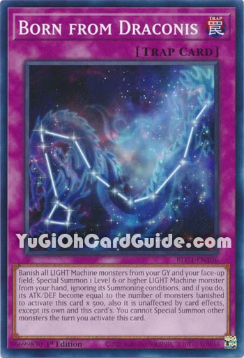 Yu-Gi-Oh Card: Born from Draconis