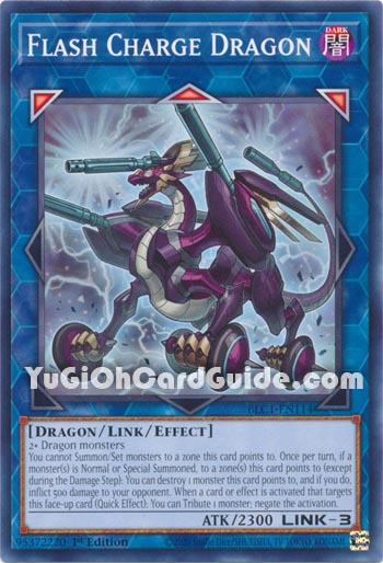 Yu-Gi-Oh Card: Flash Charge Dragon