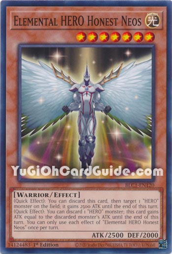 Yu-Gi-Oh Card: Elemental HERO Honest Neos
