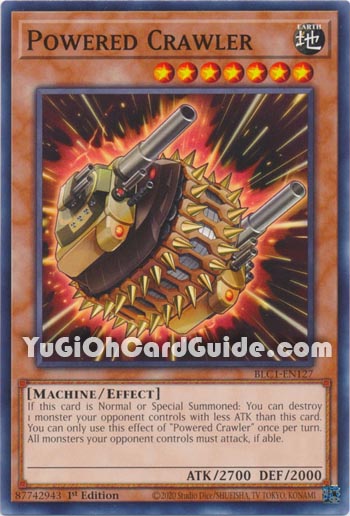 Yu-Gi-Oh Card: Powered Crawler