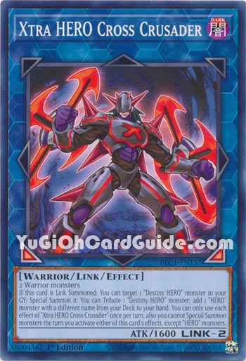 Yu-Gi-Oh Card: Xtra HERO Cross Crusader