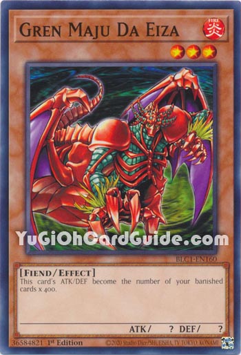 Yu-Gi-Oh Card: Gren Maju Da Eiza