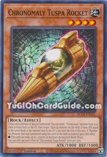 Yu-Gi-Oh Card: Chronomaly Tuspa Rocket