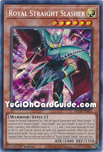 Yu-Gi-Oh Card: Royal Straight Slasher