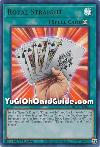 Yu-Gi-Oh Card: Royal Straight