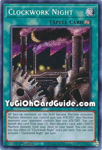 Yu-Gi-Oh Card: Clockwork Night