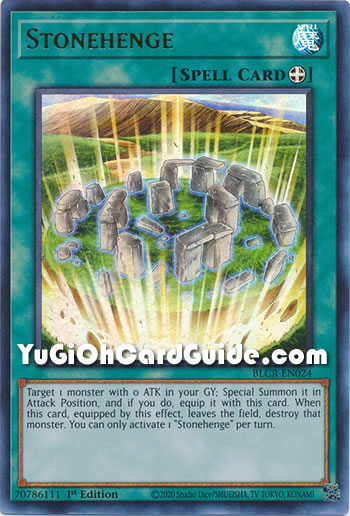Yu-Gi-Oh Card: Stonehenge