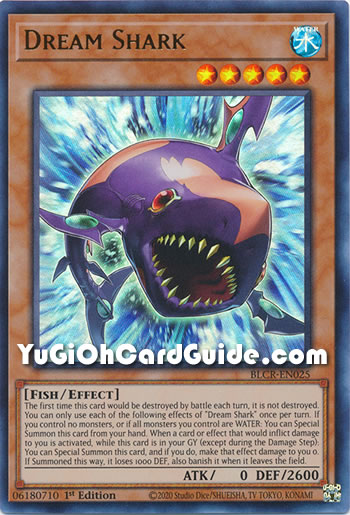 Yu-Gi-Oh Card: Dream Shark