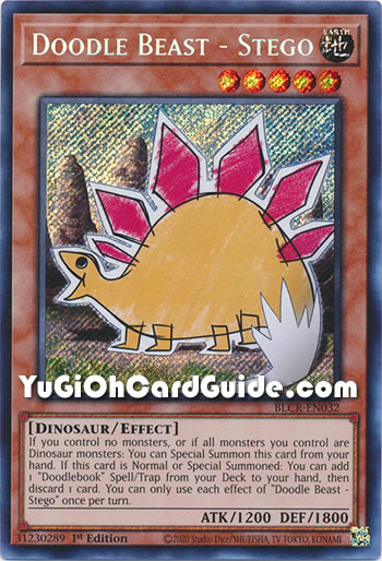 Yu-Gi-Oh Card: Doodle Beast - Stego
