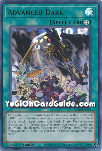 Yu-Gi-Oh Card: Advanced Dark