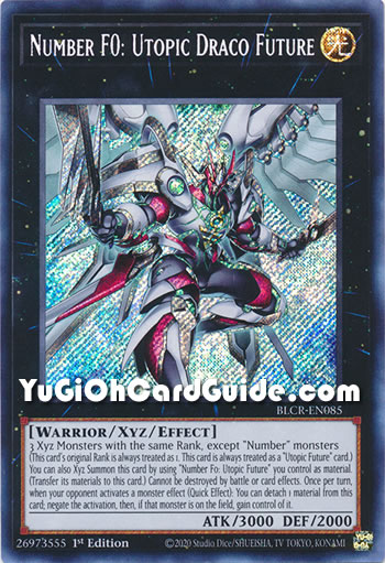 Yu-Gi-Oh Card: Number F0: Utopic Draco Future