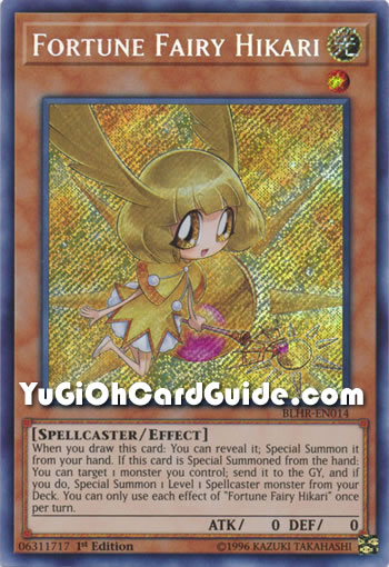 Yu-Gi-Oh Card: Fortune Fairy Hikari