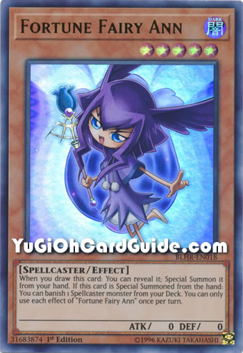 Yu-Gi-Oh Card: Fortune Fairy Ann