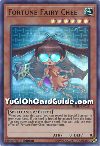 Yu-Gi-Oh Card: Fortune Fairy Chee