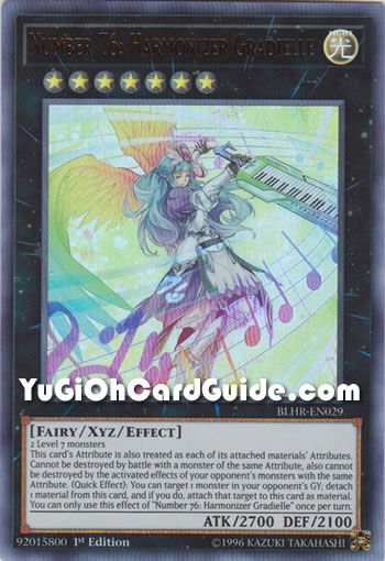 Yu-Gi-Oh Card: Number 76: Harmonizer Gradielle