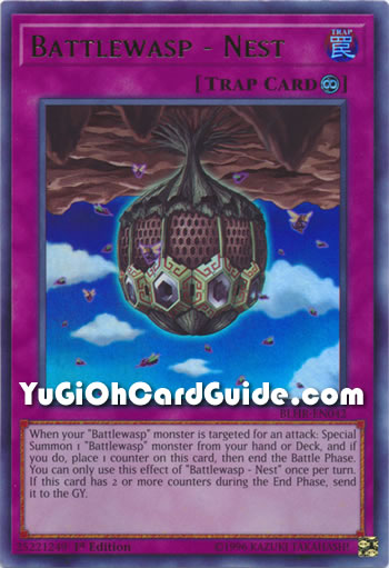 Yu-Gi-Oh Card: Battlewasp - Nest