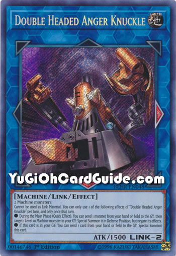 Yu-Gi-Oh Card: Double Headed Anger Knuckle