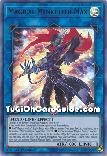 Yu-Gi-Oh Card: Magical Musketeer Max