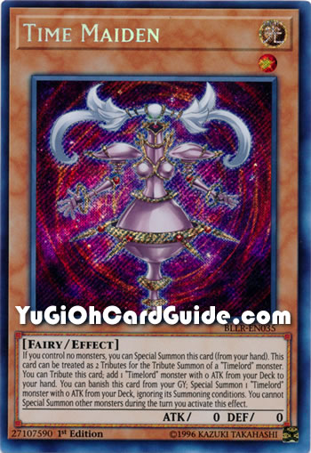 Yu-Gi-Oh Card: Time Maiden