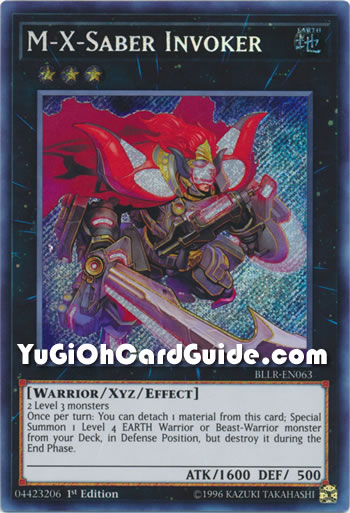 Yu-Gi-Oh Card: M-X-Saber Invoker