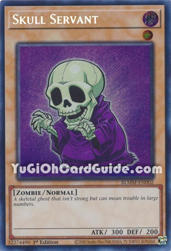 Yu-Gi-Oh Card: Skull Servant