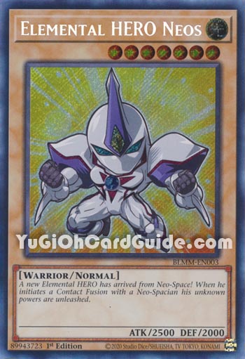 Yu-Gi-Oh Card: Elemental HERO Neos