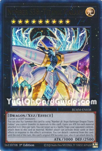 Yu-Gi-Oh Card: Number S38: Titanic Galaxy