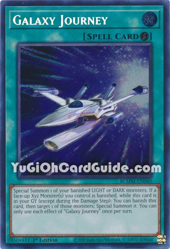 Yu-Gi-Oh Card: Galaxy Journey