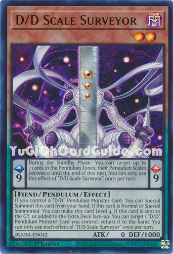 Yu-Gi-Oh Card: D/D Scale Surveyor