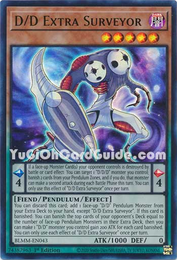 Yu-Gi-Oh Card: D/D Extra Surveyor