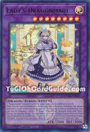 Yu-Gi-Oh Card: Lady's Dragonmaid