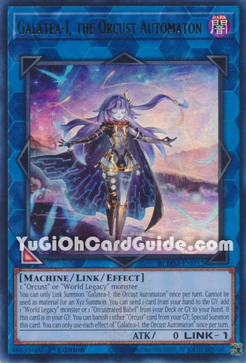 Yu-Gi-Oh Card: Galatea-i, the Orcust Automaton