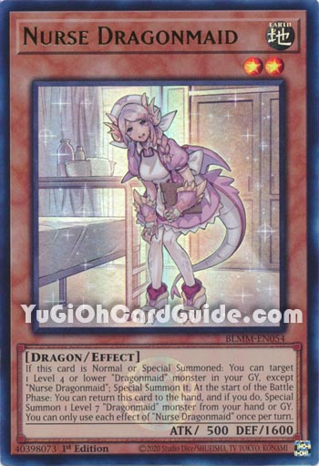 Yu-Gi-Oh Card: Nurse Dragonmaid