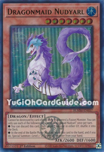 Yu-Gi-Oh Card: Dragonmaid Nudyarl