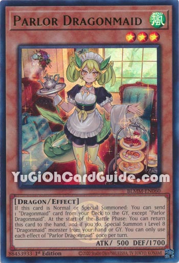 Yu-Gi-Oh Card: Parlor Dragonmaid