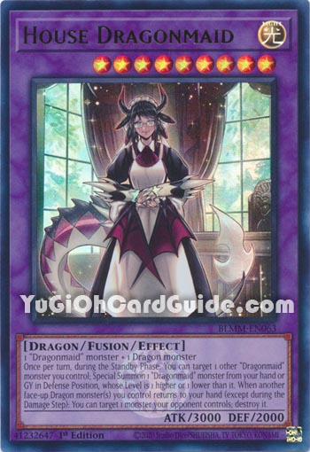Yu-Gi-Oh Card: House Dragonmaid