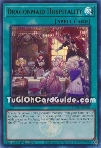 Yu-Gi-Oh Card: Dragonmaid Hospitality
