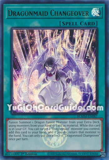 Yu-Gi-Oh Card: Dragonmaid Changeover
