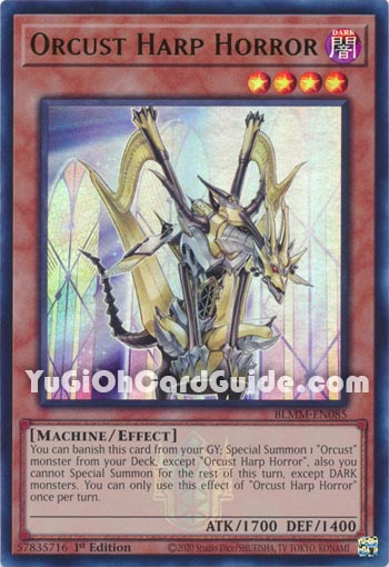 Yu-Gi-Oh Card: Orcust Harp Horror