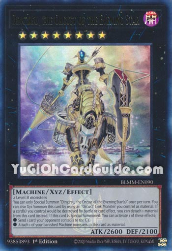 Yu-Gi-Oh Card: Dingirsu, the Orcust of the Evening Star