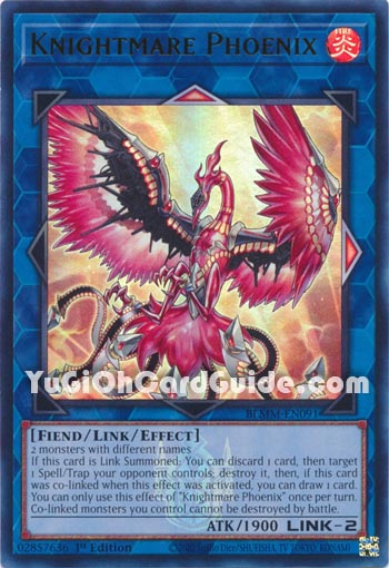 Yu-Gi-Oh Card: Knightmare Phoenix