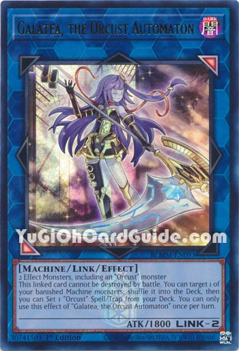 Yu-Gi-Oh Card: Galatea, the Orcust Automaton