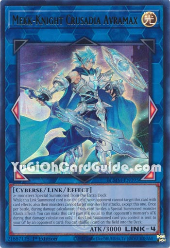 Yu-Gi-Oh Card: Mekk-Knight Crusadia Avramax