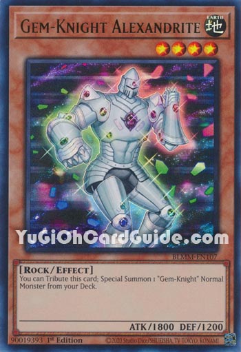 Yu-Gi-Oh Card: Gem-Knight Alexandrite