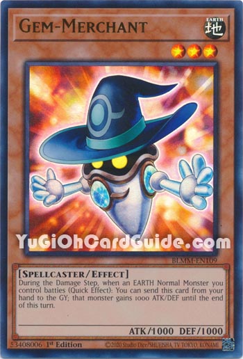 Yu-Gi-Oh Card: Gem-Merchant