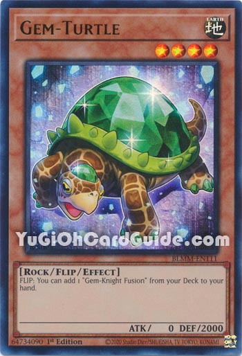Yu-Gi-Oh Card: Gem-Turtle