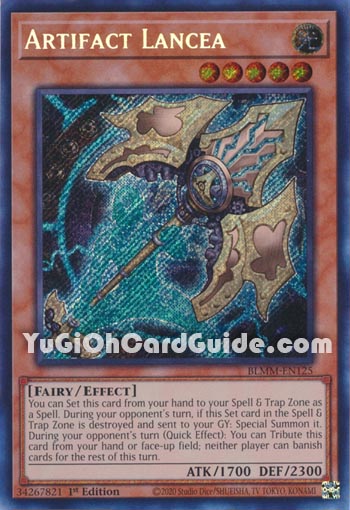 Yu-Gi-Oh Card: Artifact Lancea