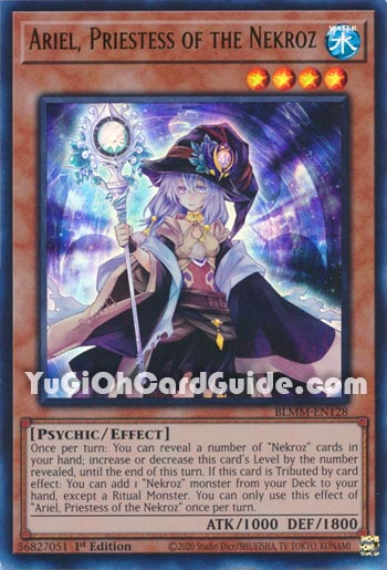 Yu-Gi-Oh Card: Ariel, Priestess of the Nekroz