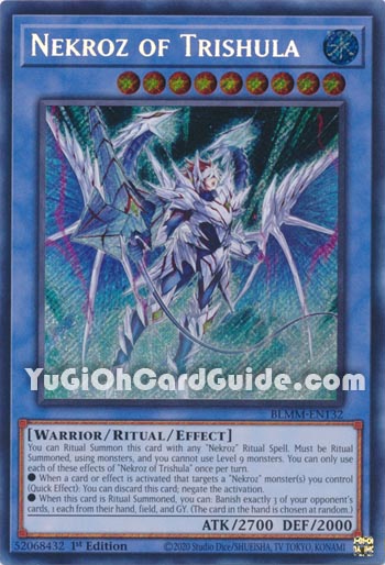 Yu-Gi-Oh Card: Nekroz of Trishula